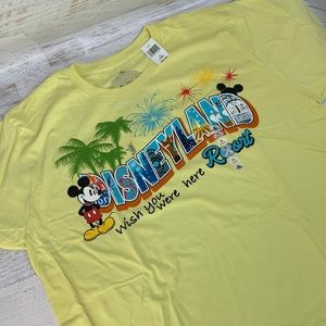 Disneyland Wish You We’re Here Authentic Park T-Shirt Unixsex XL NWT